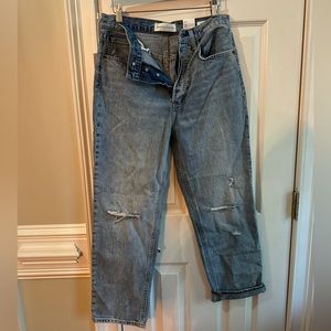 Denim Forum  - The JONI Jeans in Size 27W / 26L High Rise Loose